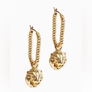 Stella & Dot “Leo convertible hoop earrings”